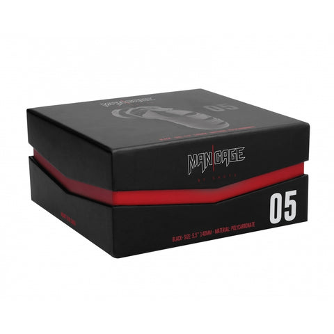 Man Cage 05 (Black) – Durable Hypoallergenic Polycarbonate Male Chastity Cage 5.5 Inch > Bondage Gear > Male Chastity