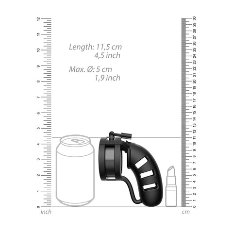 Man Cage 19 Male 4.5 Inch Chastity Cage With Ball Splitter > Bondage Gear > Male Chastity