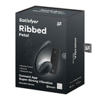 Satisfyer Ribbed Petal Connect – Portable Silicone G-Spot Vibrator Black > Sex Toys For Ladies > G-Spot Vibrators
