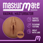 Masturmate Mocha Realistic Male Masturbator – Vaginal Stroker with Ergonomic Design > Sex Toys For Men > Masturbators > Manual
