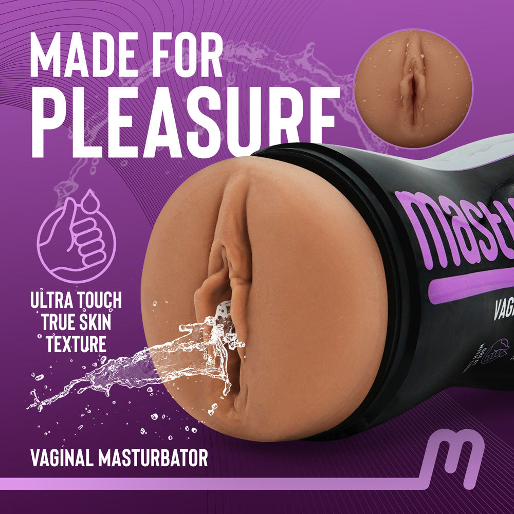 Masturmate Mocha Realistic Male Masturbator – Vaginal Stroker with Ergonomic Design > Sex Toys For Men > Masturbators > Manual
