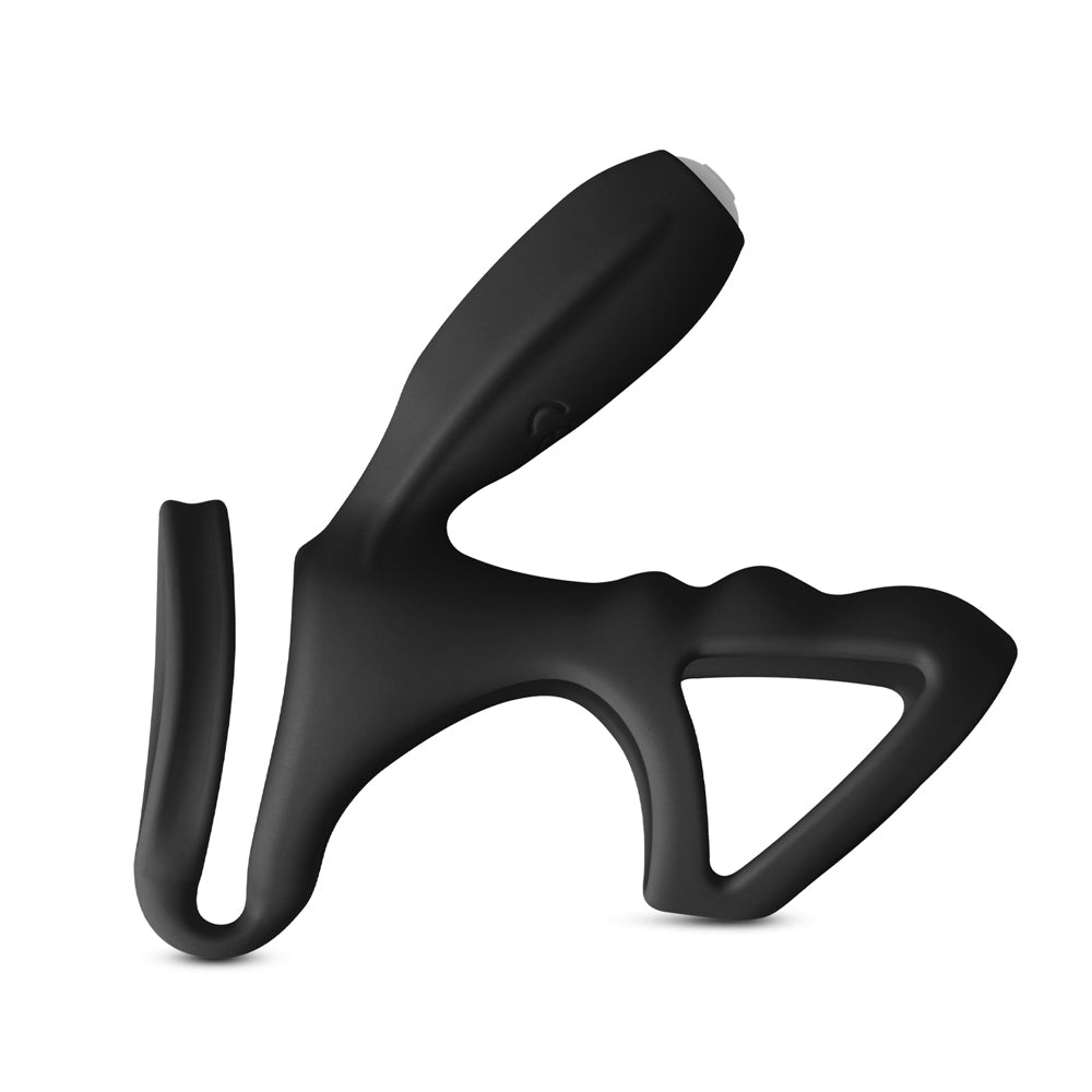 Cockring and Clit Vibrator Black > Sex Toys For Men > Love Ring Vibrators