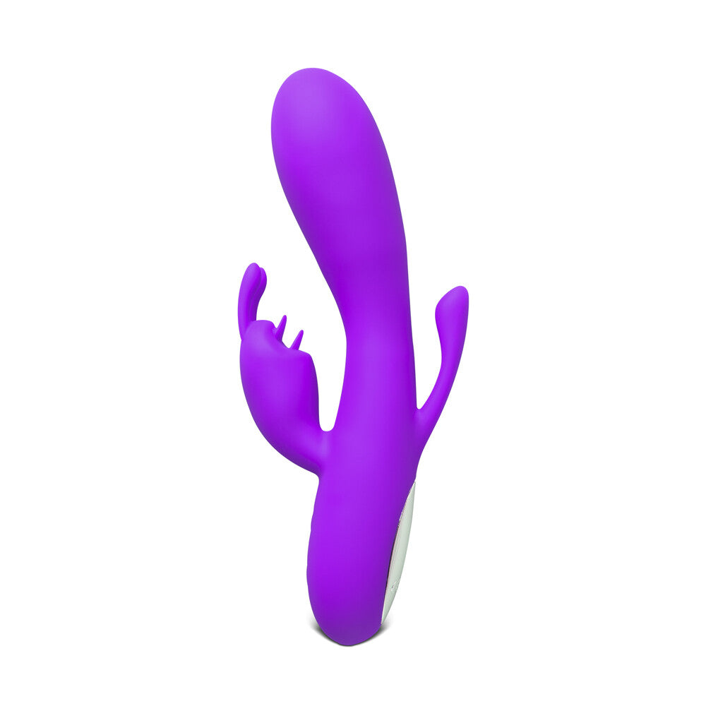 Double Bunny 12 speed Silicone Vibe Purple Default Title VIBRATORS-RABBIT
