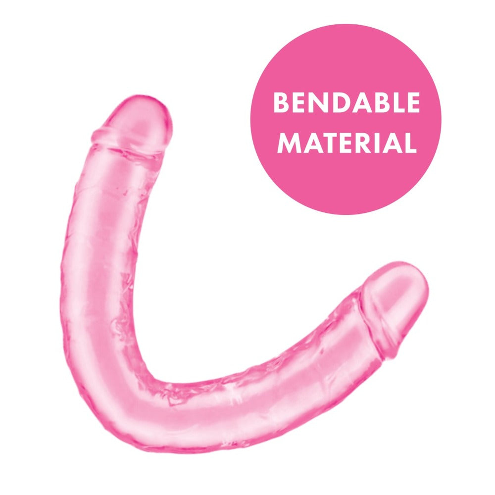 Me You Us Ultra Double Dildo 12 Inches Pink > Realistic Dildos and Vibes > Double Dildos