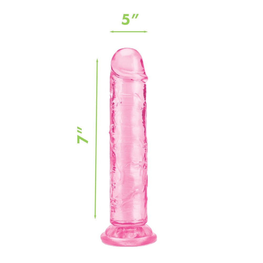 Me You Us Ultra Pink Dong 7 Inches > Realistic Dildos and Vibes > Penis Dildo