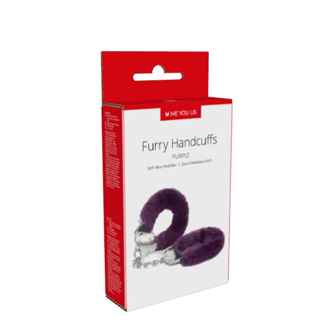 Me You Us Furry Handcuffs Purple > Bondage Gear > Handcuffs
