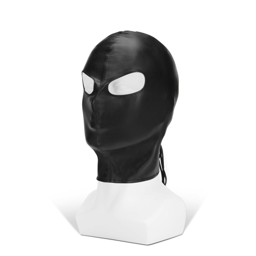 Me You Us PU Black Hood with Eyes Default Title > Bondage Gear > Bondage Hoods