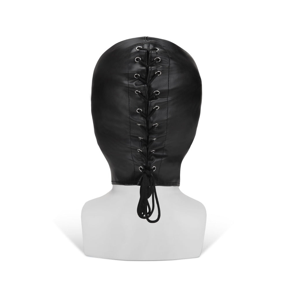 Me You Us PU Black Hood with Eyes > Bondage Gear > Bondage Hoods