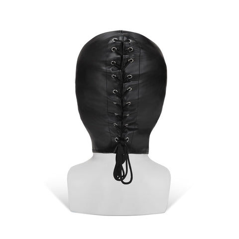 Me You Us PU Black Hood with Eyes > Bondage Gear > Bondage Hoods