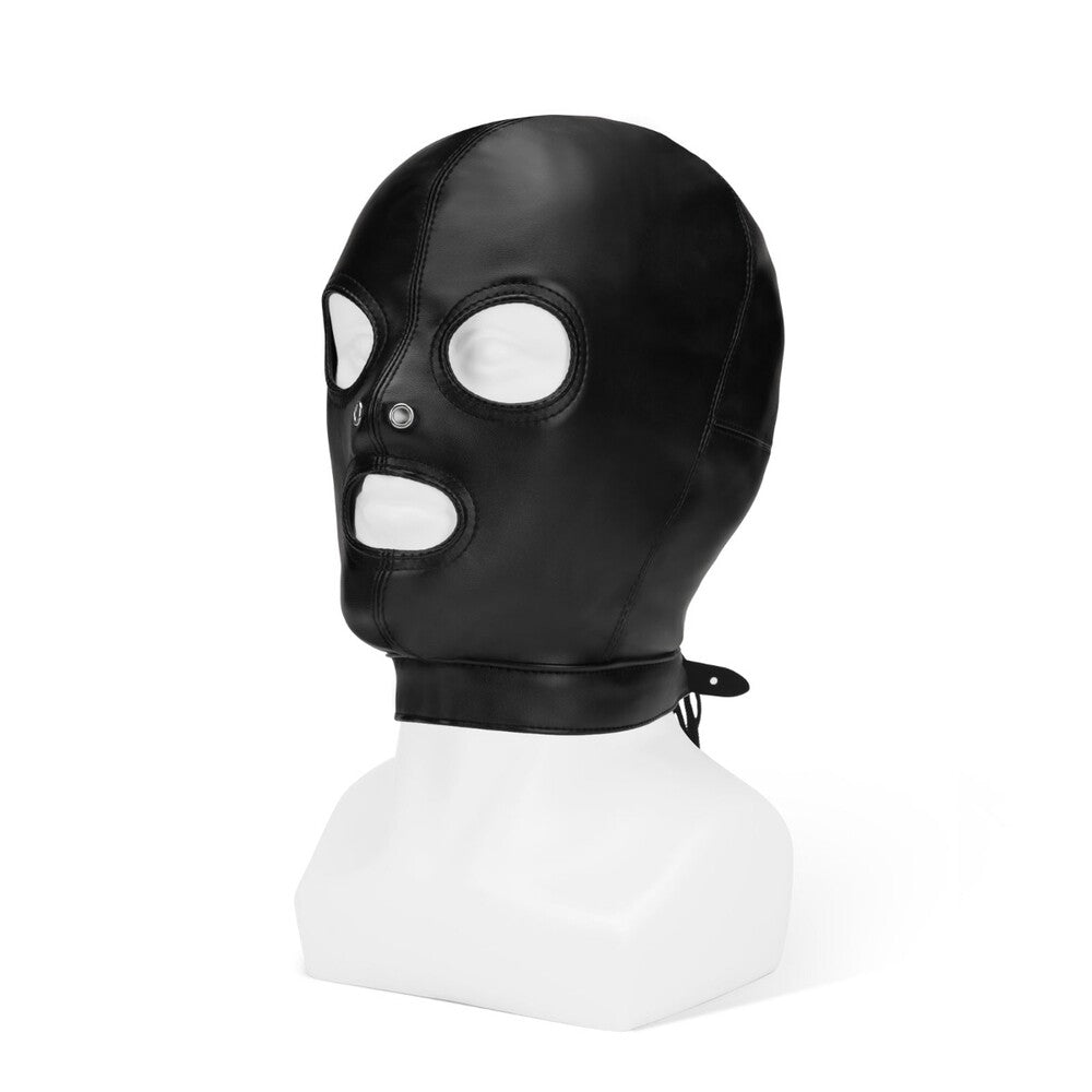 Me You Us Black Hood With Eyes Nose Mouth Default Title > Bondage Gear > Bondage Hoods