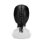 Me You Us Black Hood With Eyes Nose Mouth > Bondage Gear > Bondage Hoods