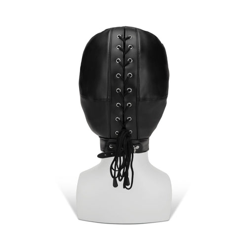 Me You Us Black Hood With Eyes Nose Mouth > Bondage Gear > Bondage Hoods