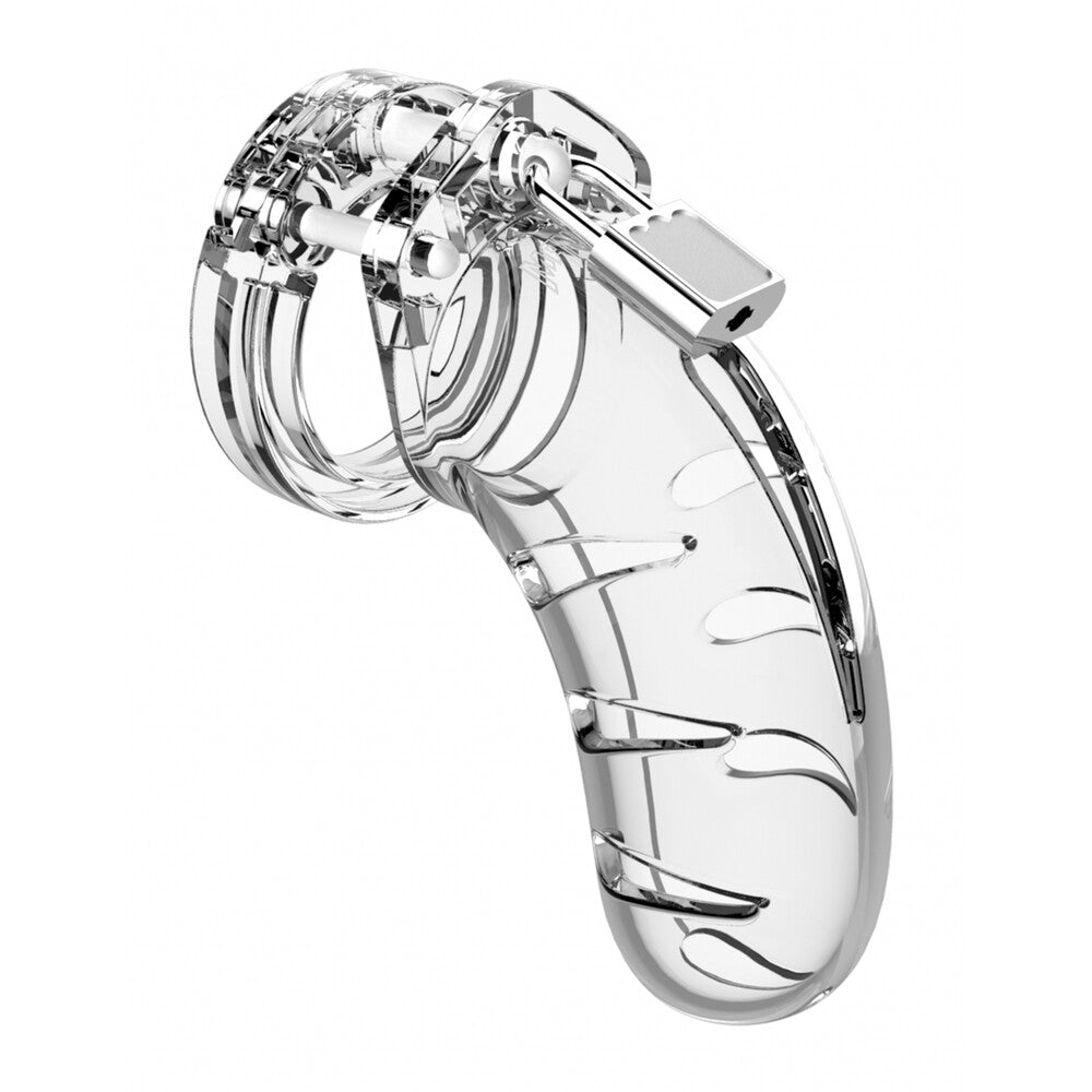 Man Cage 03 Male 4.5 Inch Clear Chastity Cage Default Title > Bondage Gear > Male Chastity