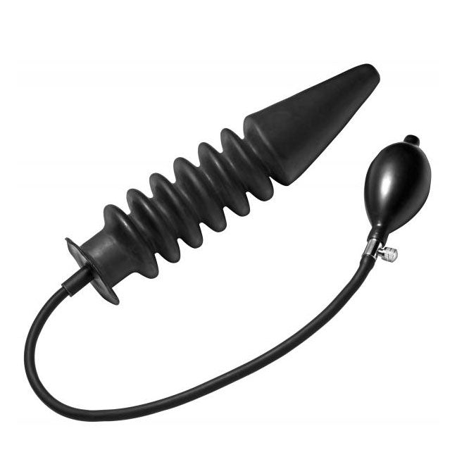 Master Series Accordion Inflatable Xl Anal Plug With Pump Default Title > Anal Range > Anal Inflatables