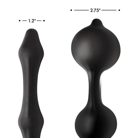 Master Series Devils Rattle Inflatable Anal Plug With Cock Ring > Anal Range > Anal Inflatables