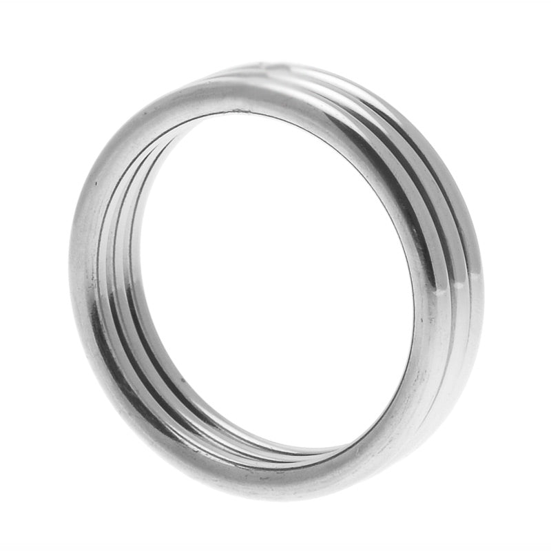 Master Series Echo Stainless Steel Triple Cock Ring Medium Large – Metallic Cock Ring Default Title > Cock Ring > Metal Main image