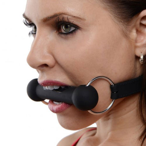 Master Series Mr. Ed Lockable Silicone Horse Bit Gag – Adjustable Silicone Gag > Bondage Gear > Gags and Bits