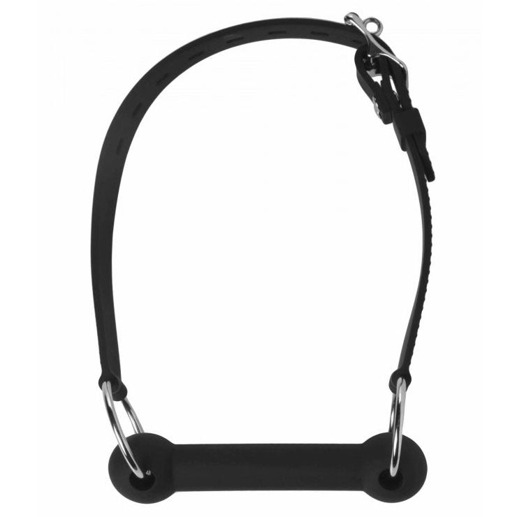 Master Series Mr. Ed Lockable Silicone Horse Bit Gag – Adjustable Silicone Gag Secondary image