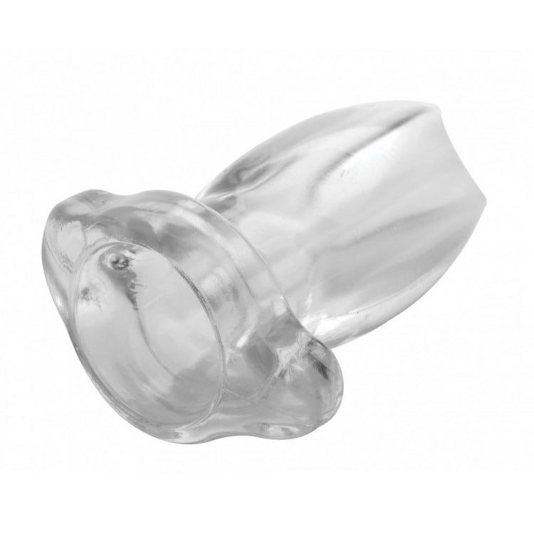 Master Series Peephole Hollow (Clear) – Hollow Anal Plug Secondary image