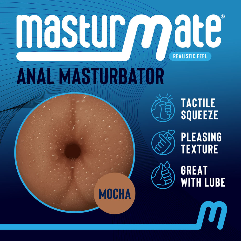 Masturmate Butt Anal Stroker Male Masturbator Silicone Intimate Pleasure Toy Secondary image