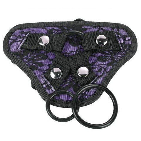 Me You Us Lace Harness With Bullet Pocket Default Title > Realistic Dildos and Vibes > Strap On Harnesses