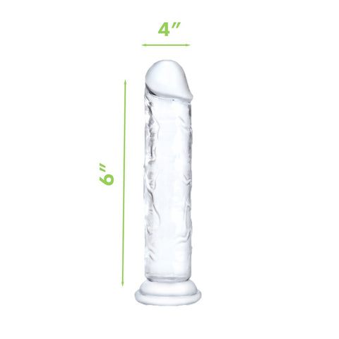 Me You Us Ultra Clear Dong 6 Inches DONGS Vibrating
