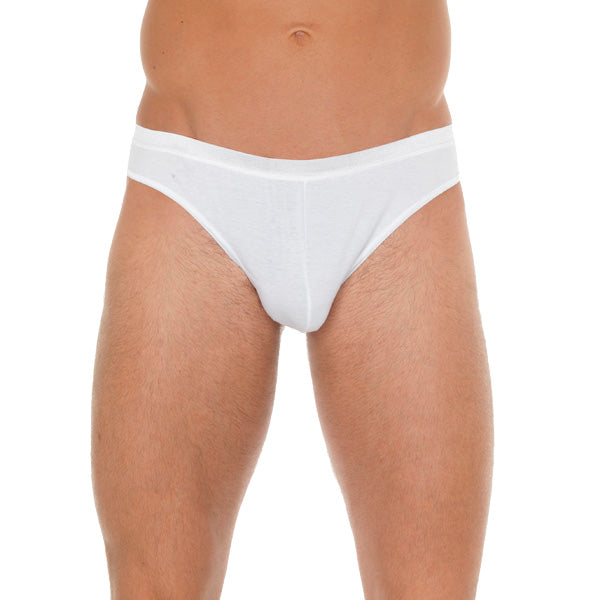Mens White Cotton GString Default Title Mens G-Strings