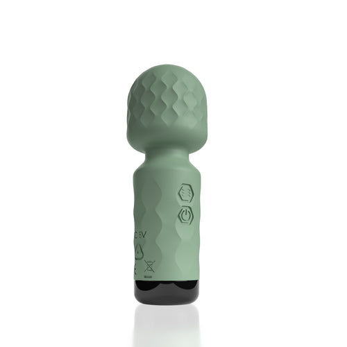 Cuties - Winny Rechargeable Mini Wand (Sage Green) Default Title > Sex Toys > Mini Massagers