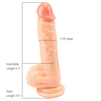 Loving Joy Realistic Textured Dildo With Suction Cup 7.5 Inches > Dildos > Realistic Dildos
