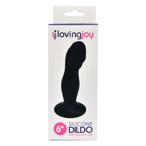 Loving Joy Silicone Dildo 6 Inch – Harness Compatible Dong with Suction Cup > Dildos > Neutral Dildos
