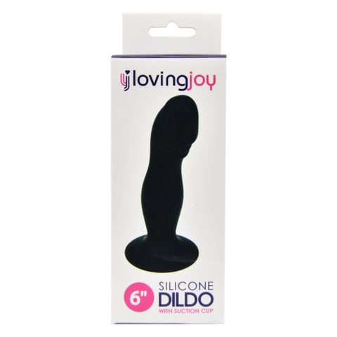 Loving Joy Silicone Dildo 6 Inch – Harness Compatible Dong with Suction Cup > Realistic Dildos and Vibes > Neutral Dildos