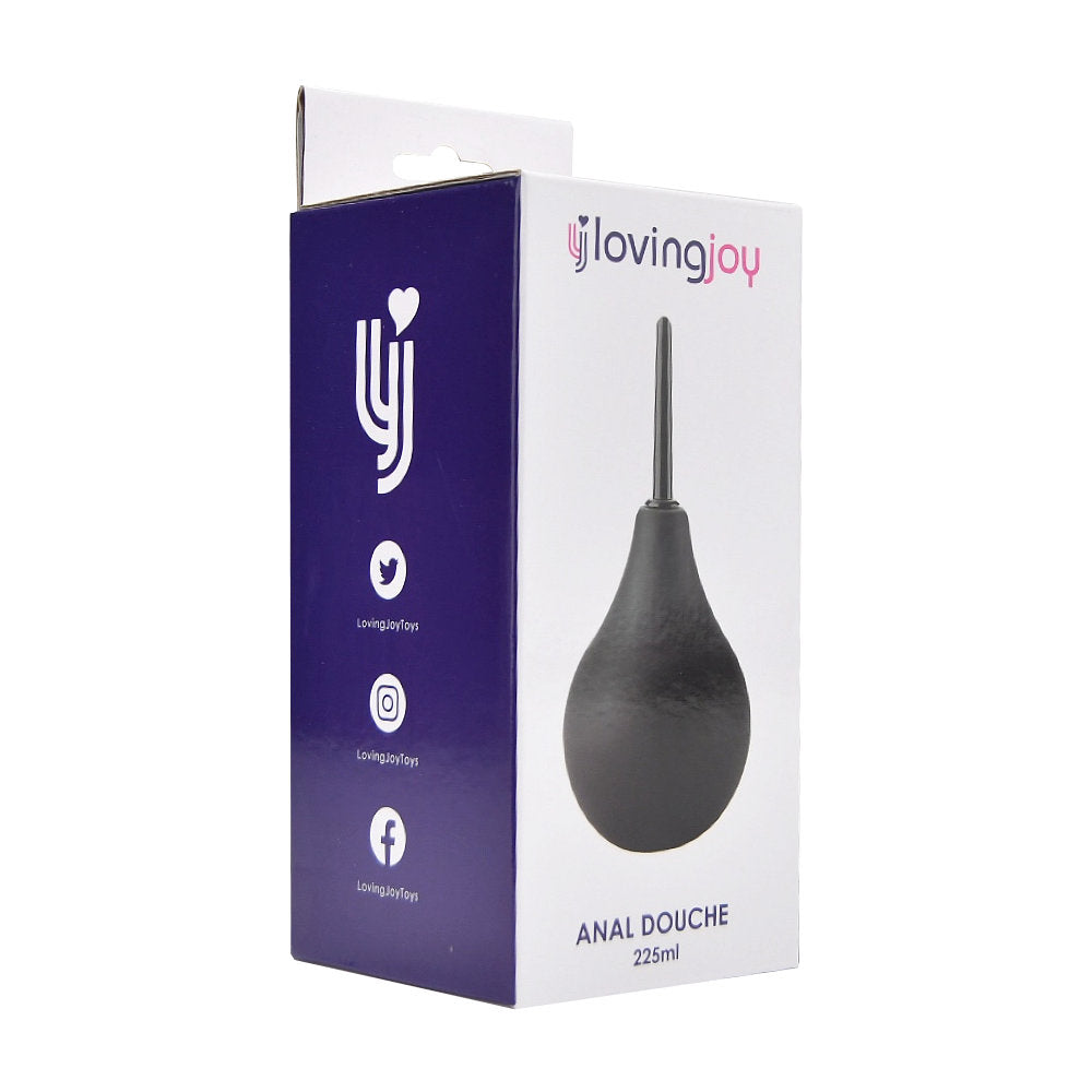 Loving Joy Anal Douche 225ml – Removable Tip Enema Bulb with High-Quality PVC and ABS Tip Anal Douche Douches