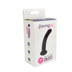 Loving Joy Curved 5 Inch Silicone Dildo with Suction Cup - Harness Compatible > Dildos > Realistic Dildos