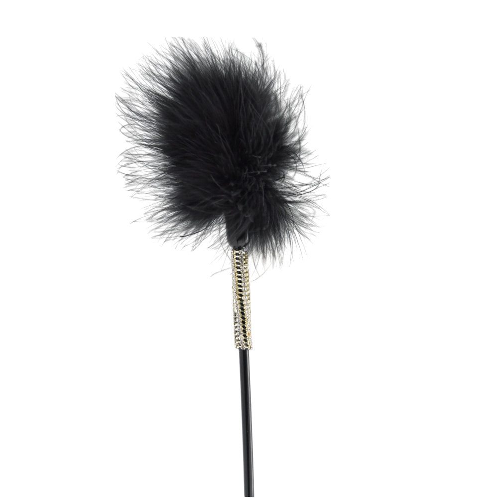 Bound to Please Silicone Heart Shaped Crop with Feather Tickler – Silicone Crop with Feather Tickler > Bondage Gear > Ticklers