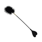 Bound to Please Silicone Heart Shaped Crop with Feather Tickler – Silicone Crop with Feather Tickler Default Title > Bondage Gear > Ticklers
