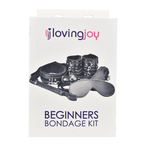 Loving Joy Beginner's Bondage Kit (Black) – 8-Piece Bondage Set > Bondage Gear > Bondage Kits