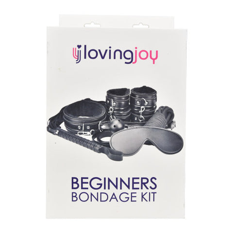 Loving Joy Beginner's Bondage Kit (Black) – 8-Piece Bondage Set > Bondage Gear > Bondage Kits