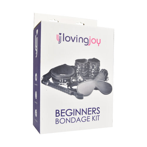 Loving Joy Beginner's Bondage Kit (Black) – 8-Piece Bondage Set > Bondage Gear > Bondage Kits