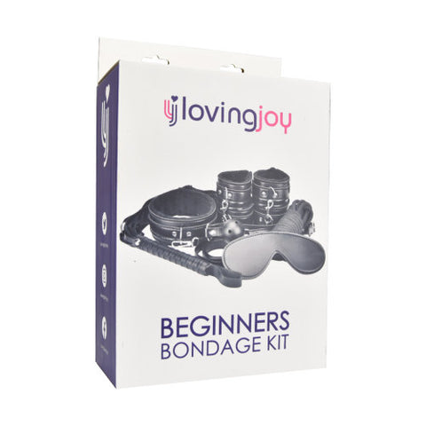 Loving Joy Beginner's Bondage Kit (Black) – 8-Piece Bondage Set > Bondage Gear > Bondage Kits