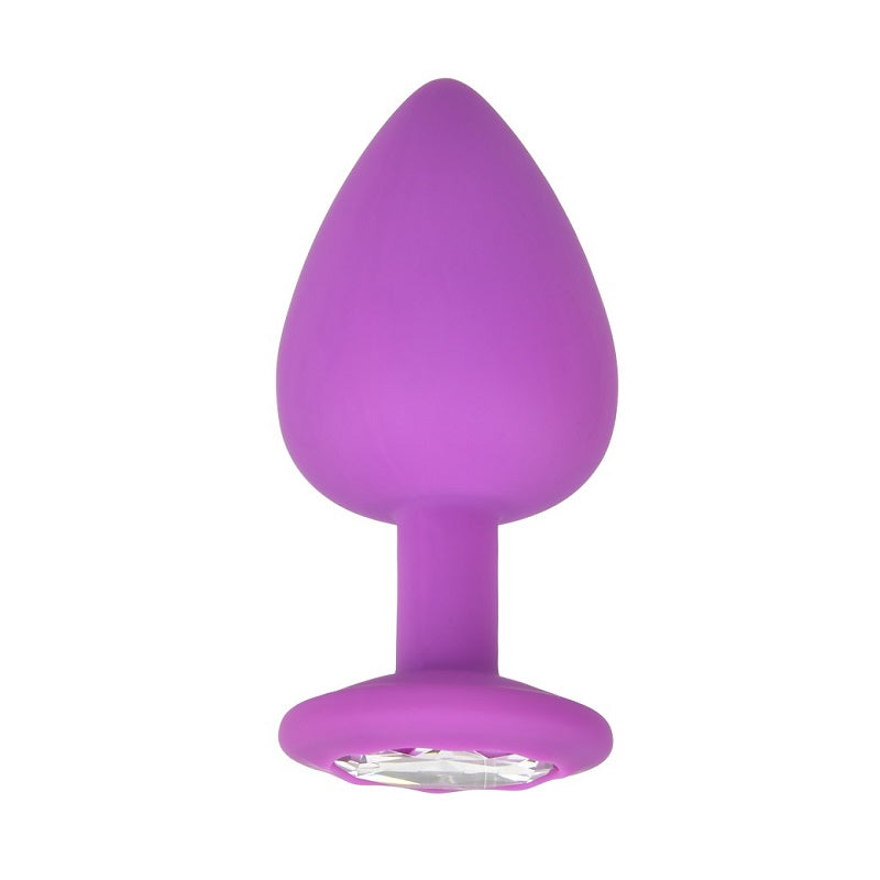 Loving Joy Jewelled Silicone Butt Plug – Large > Anal Range > Jewel Butt Plugs
