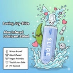 Loving Joy Slide (250ml) Aloe Infused Water-Based Lubricant – Vegan Friendly Intimate Lubricant > Lube > Water Based