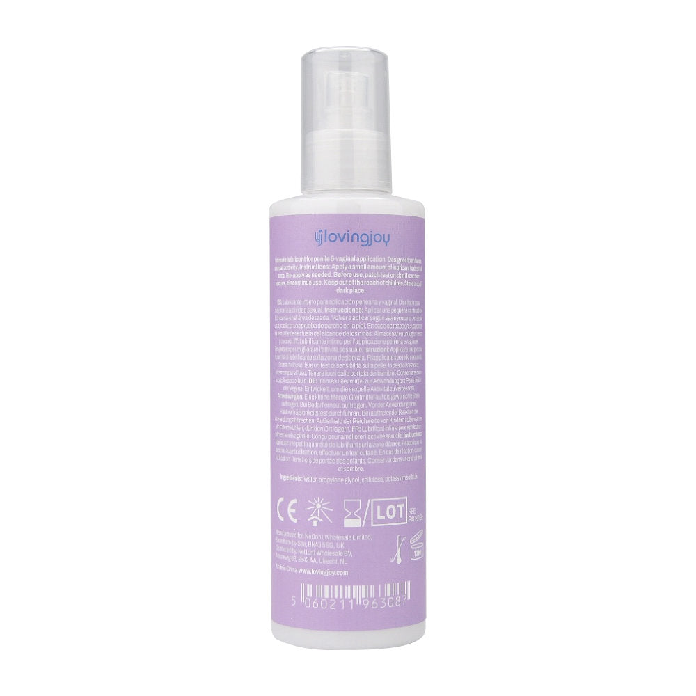 Loving Joy Silky Lubricant 250ml – Vegan Hypoallergenic Personal Lubricant > Lube > Water Based