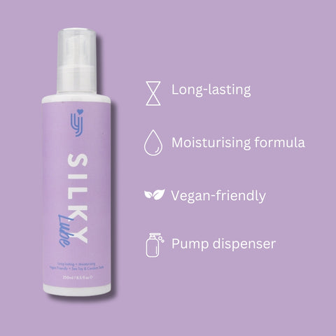 Loving Joy Silky Lubricant 250ml – Vegan Hypoallergenic Personal Lubricant Speciality Lubricants