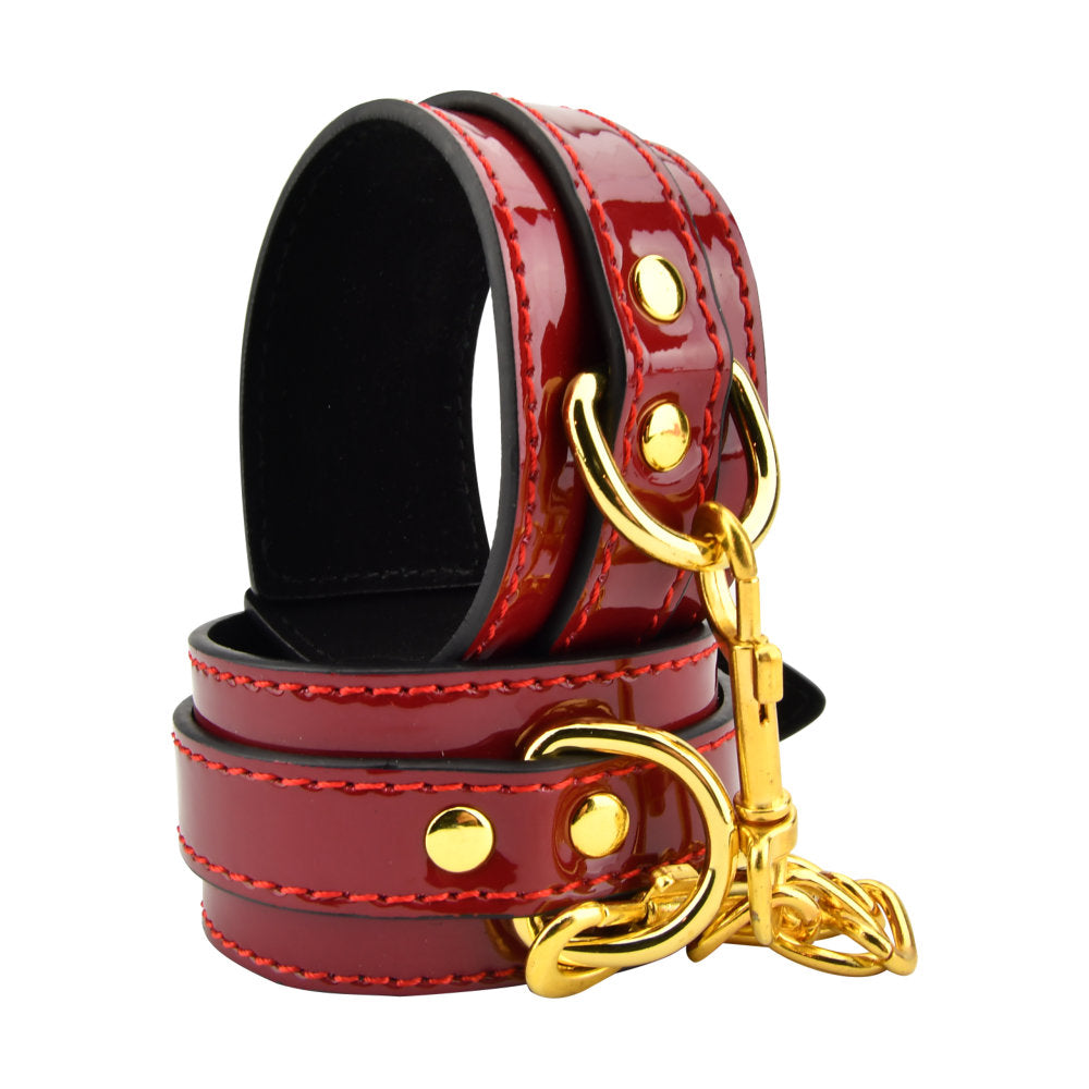 Bound to Please Red Wrist Cuffs – Slim Wrist Restraints Default Title > Bondage Gear > Restraints Main image
