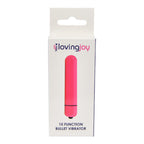 Loving Joy 10 Function (Pink) Slim Bullet Vibrator > Vibrators > Mini Vibrators