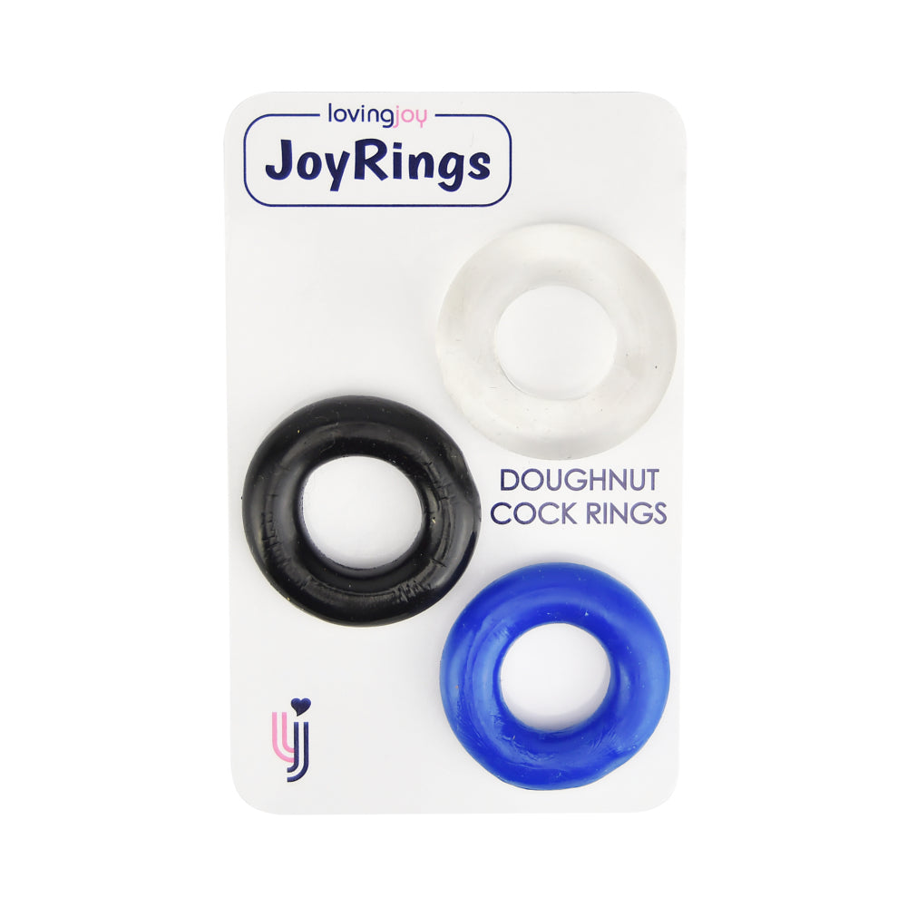 JoyRings Doughnut (3 Pack) – Cock Rings > Cock Ring > Sets