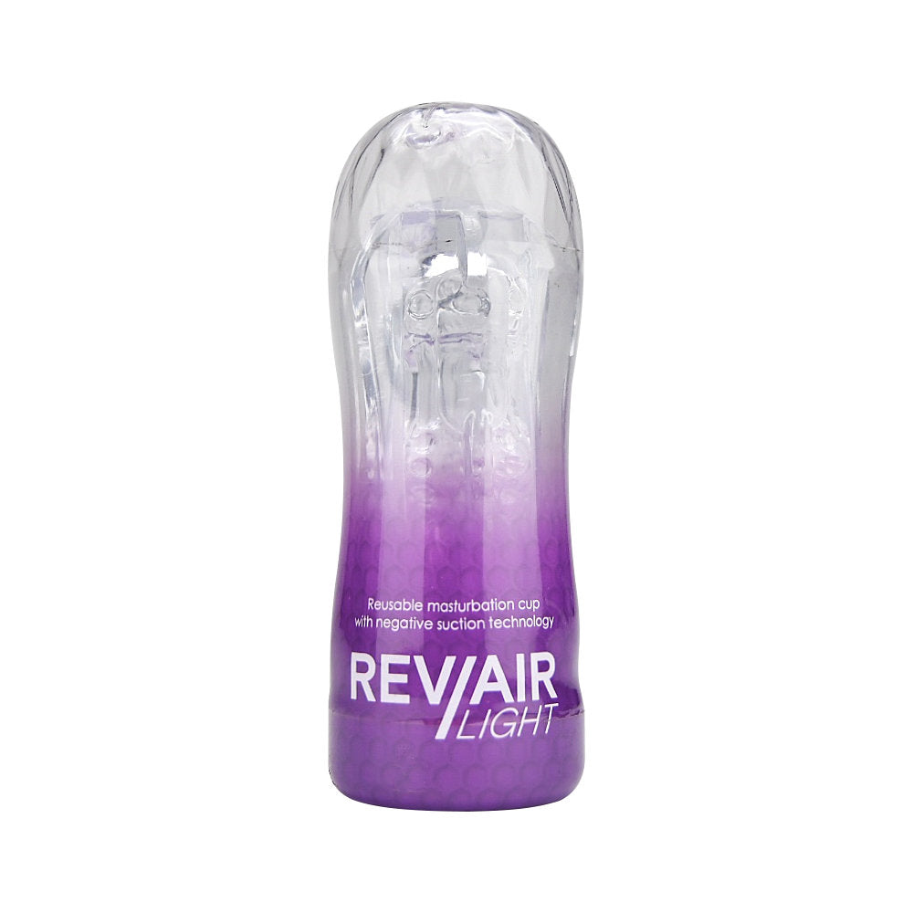 Rev-Air Light Reusable (See-Through) Masturbation Cup Default Title > Sex Toys For Men > Masturbators Cup Main image