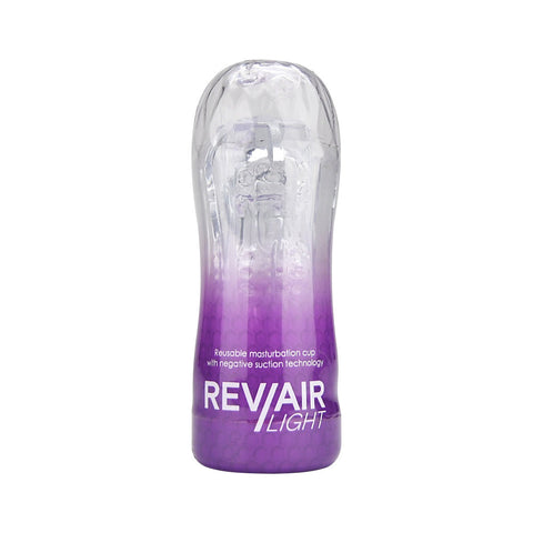 Rev-Air Light Reusable (See-Through) Masturbation Cup Default Title Strokers - Cup|Egg