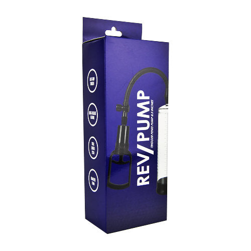 Rev-Pump Trigger Penis Pump 8.5 Inches – Quick-Release Penis Pump 8.5 Inches Length 2.4 Inches Diameter Penis Pumps