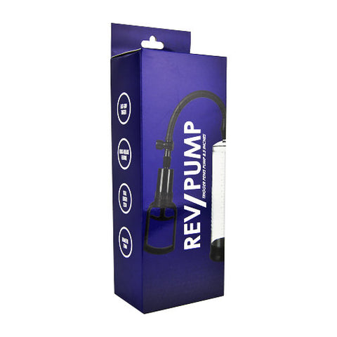 Rev-Pump Trigger Penis Pump 8.5 Inches – Quick-Release Penis Pump 8.5 Inches Length 2.4 Inches Diameter Penis Pumps